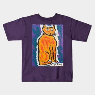 John Hinckley - original cat painting Kids T-Shirt